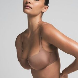 36D Skims Beige Sienna Tan Brow Ultimate Push Up Balconette Bra Padded Kim Kard